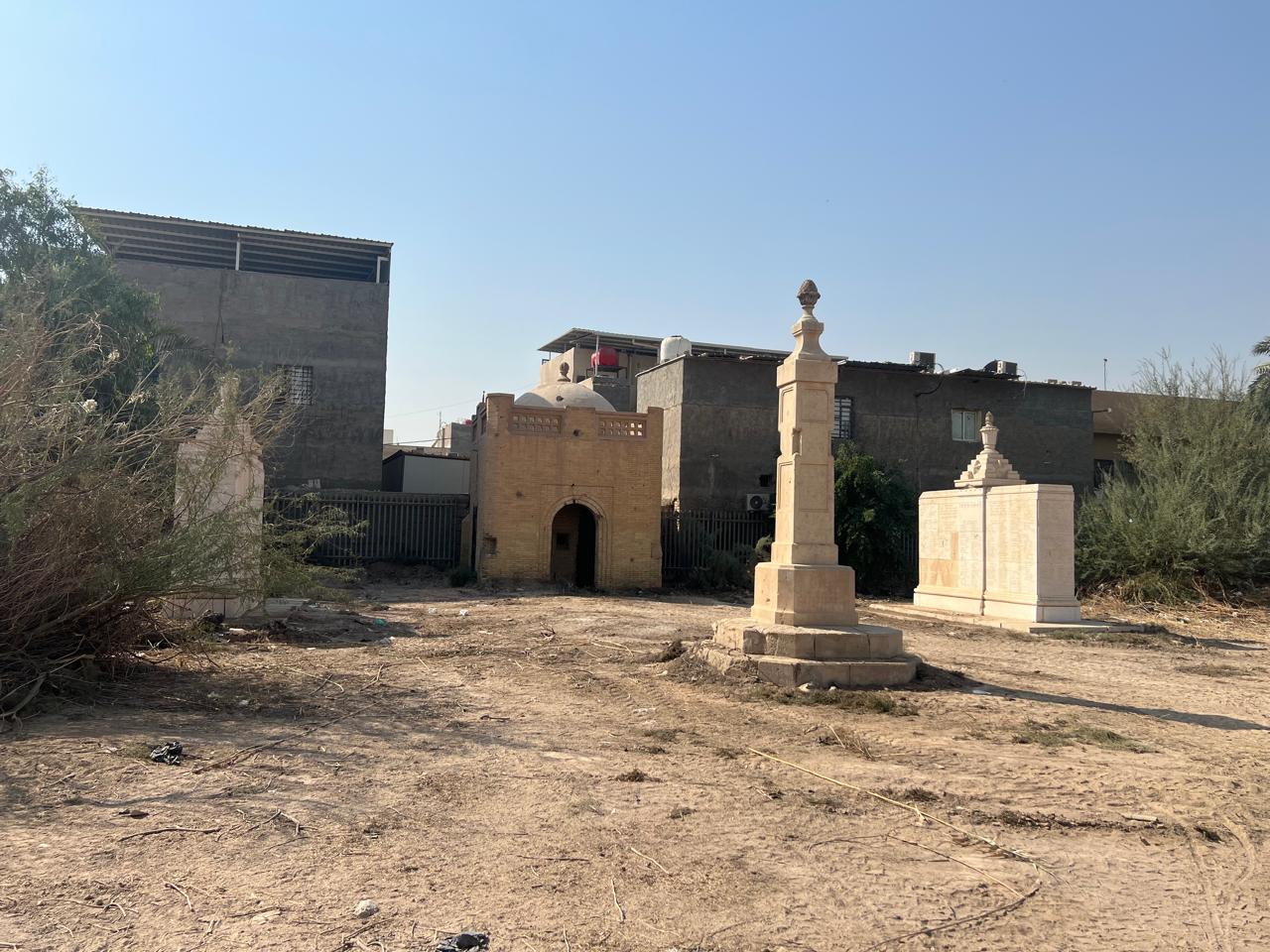 12 November 2025, the memorial fully exposed.